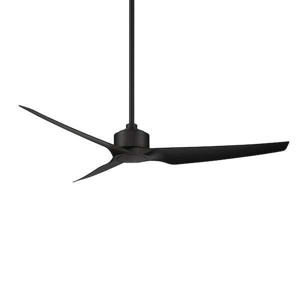 Wac Stella Indoor and Outdoor 3-Blade Smart Ceiling Fan 60in Matte Black with Remote Control, 3 Blades F-056 - main